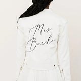 Bride leather Jacket (White)