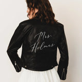 Bride leather Jacket (White)