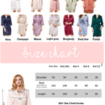 Satin lace bridesmaid robes-Maple