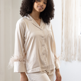 White Feather Pajamas