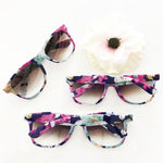 Floral Print Sunglasses - sunglasses