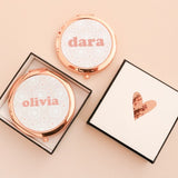 Flower Mirror Compact | Personalized