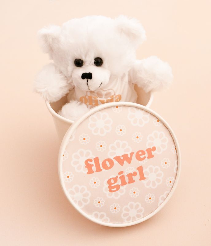 Flower Girl Teddy Bear