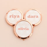Flower Mirror Compact | Personalized