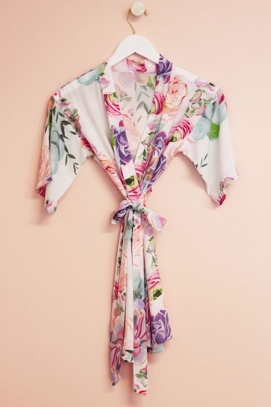 Floral Flower Girl Robe-Child