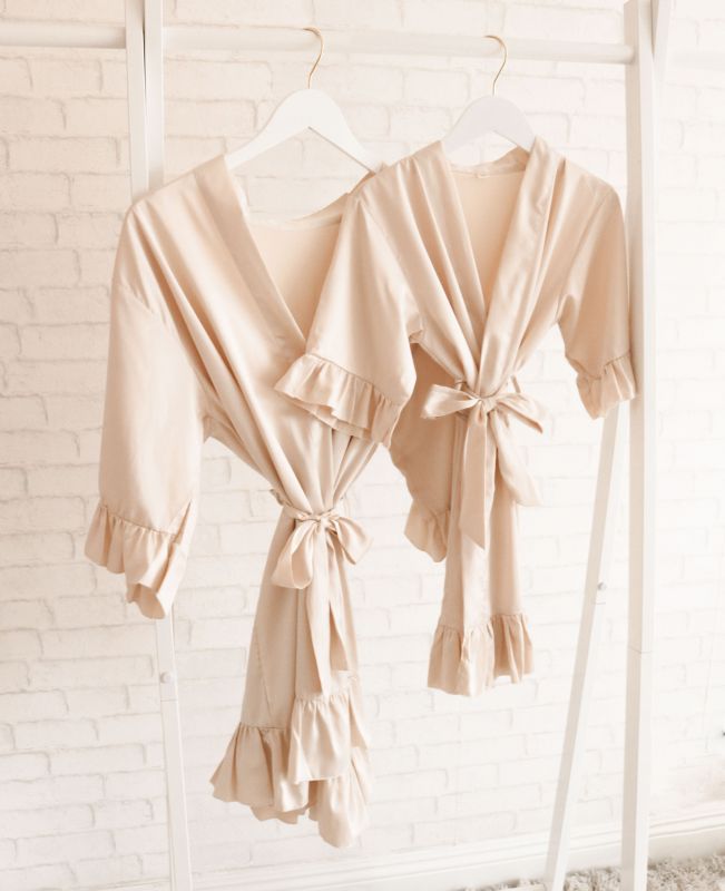 Flower Girl Ruffle Robe Personalized