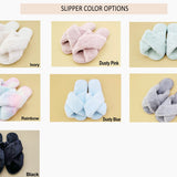 White Fluffy Slippers