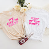 Retro Wife of the party Bachelorette Shirts