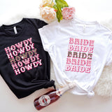 Howdy Bachelorette Party| Nashville bachelorette party shirts