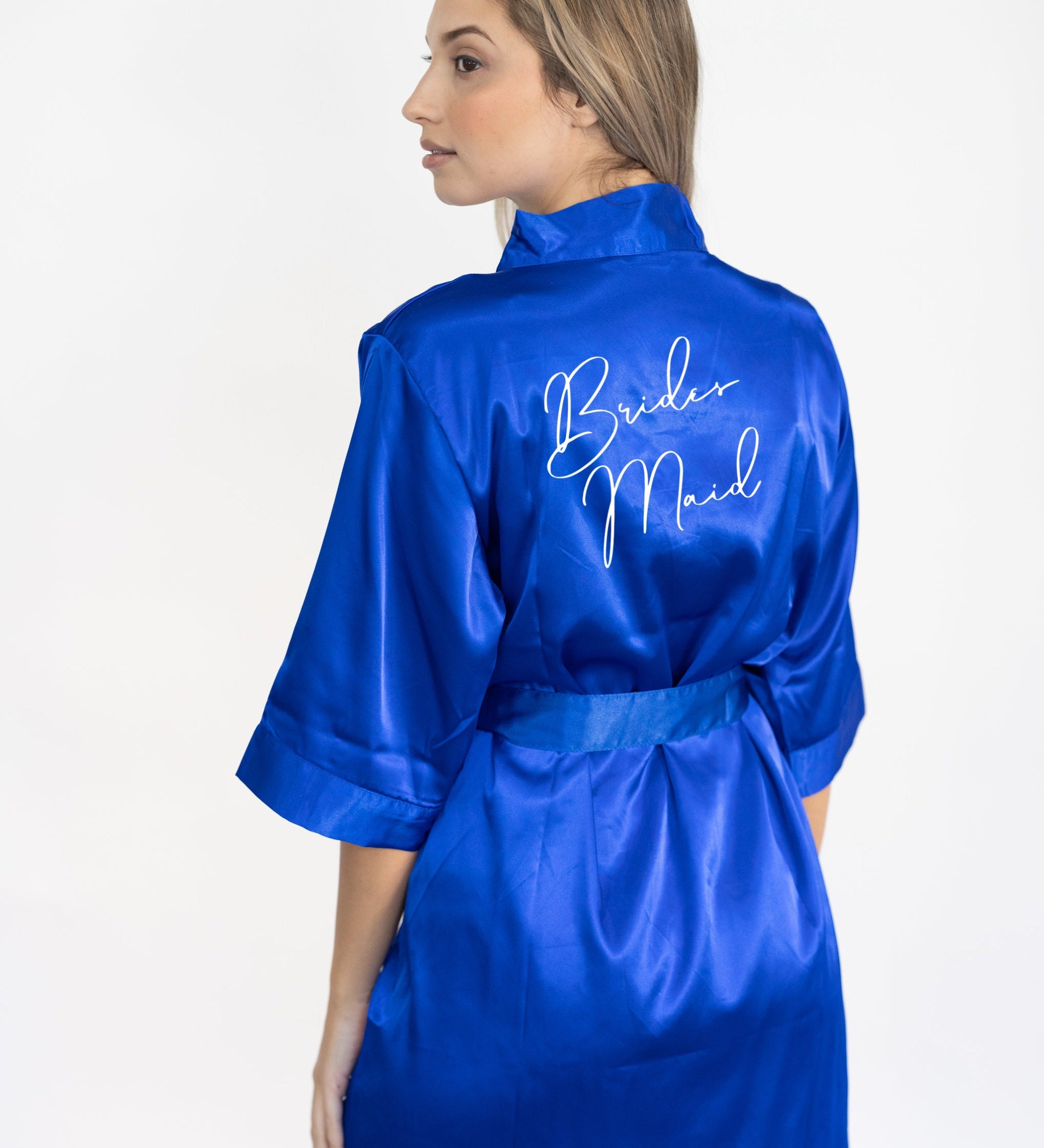 Personalized Bridesmaid Satin Robes