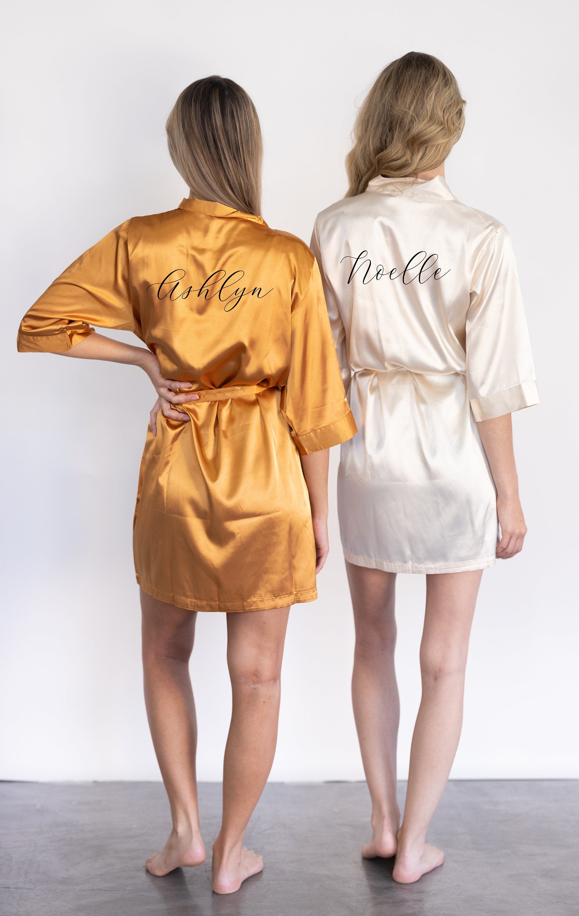 Personalized Bridesmaid Robes Emerald