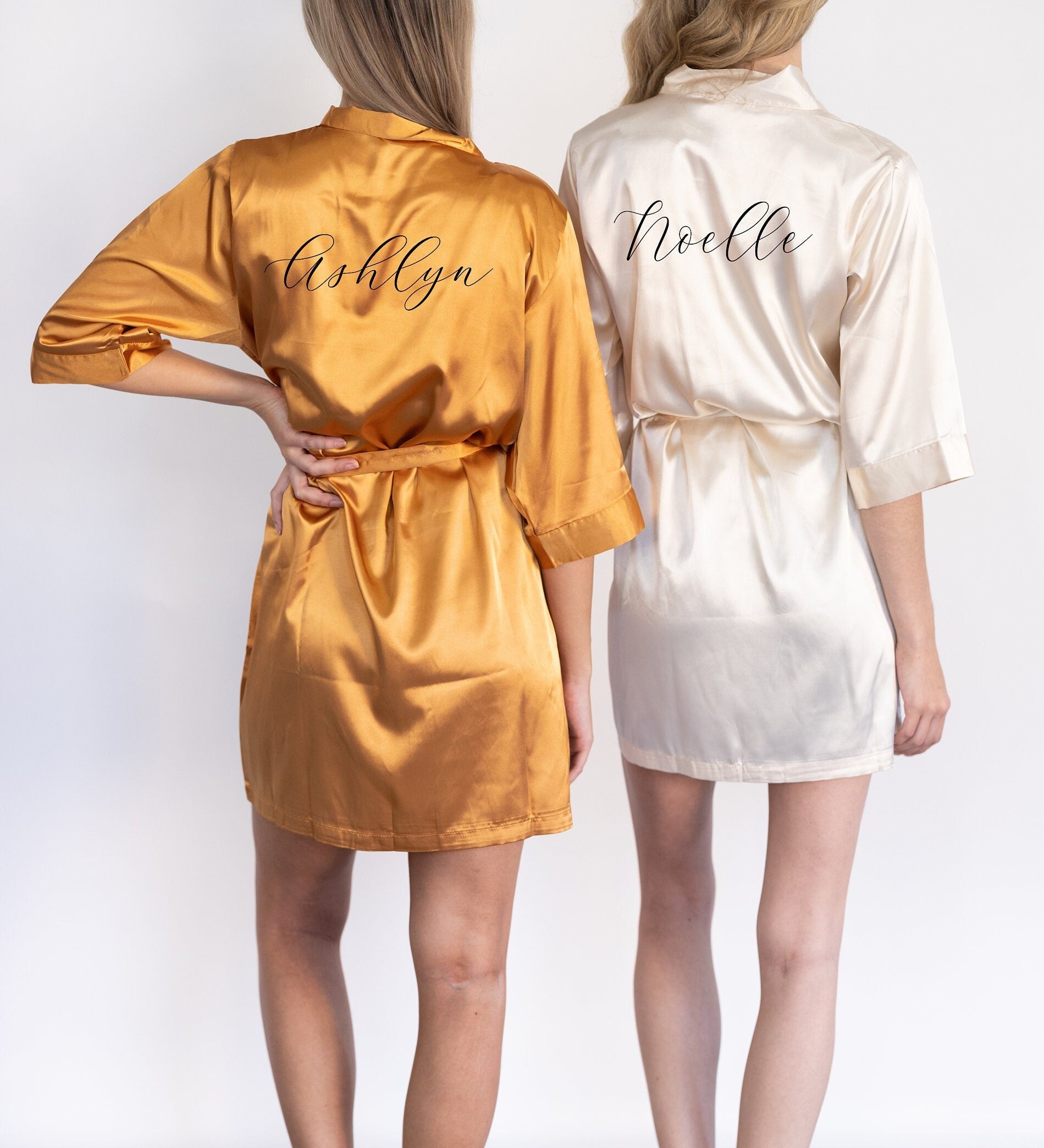 Personalized Satin Bridesmaid Robes