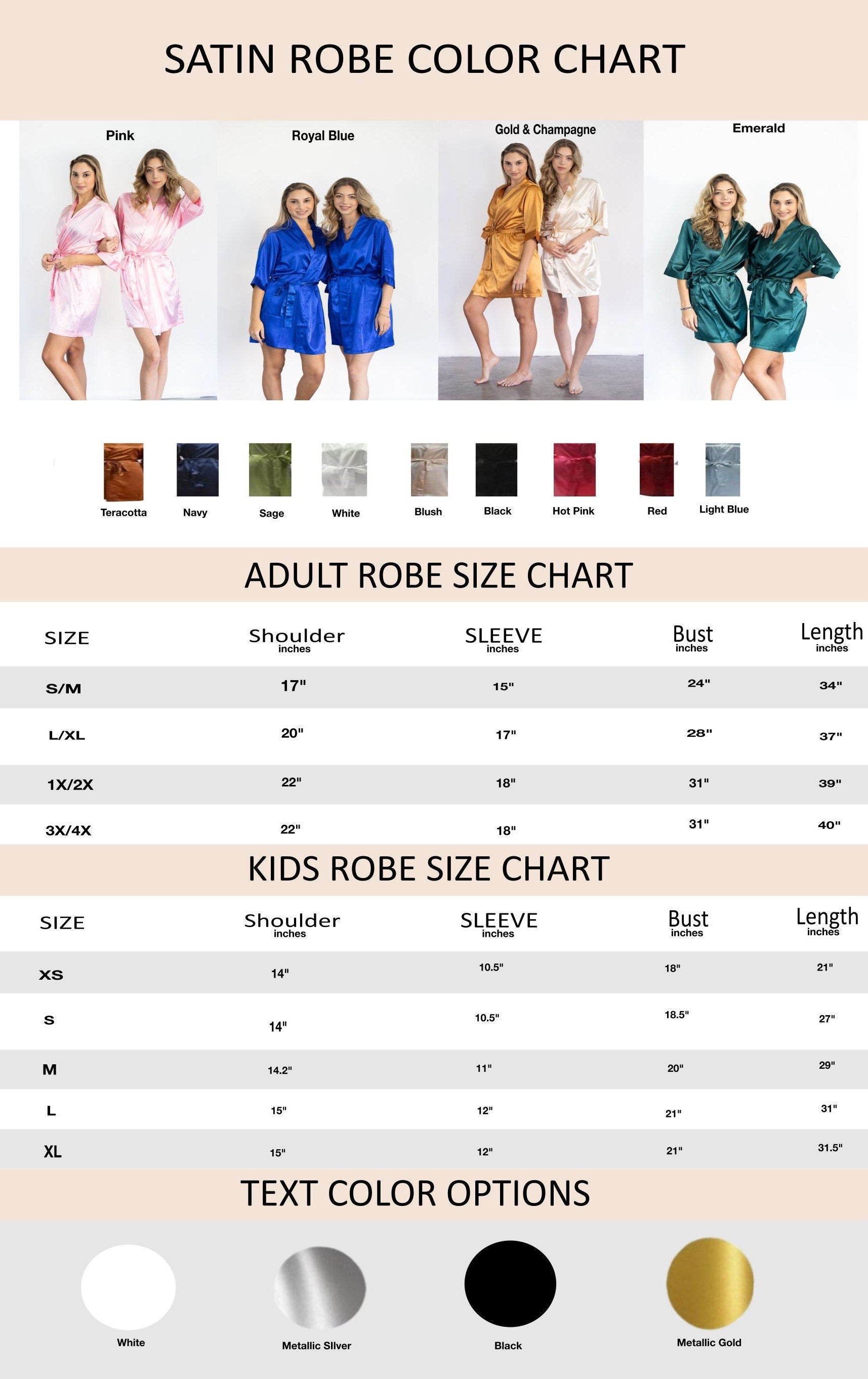 Pink Bridesmaid Robes