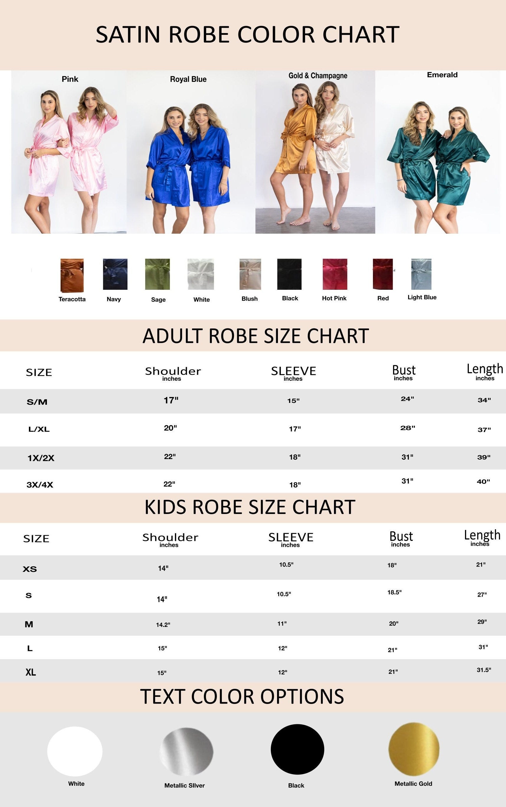 Satin Bridesmaid Robes