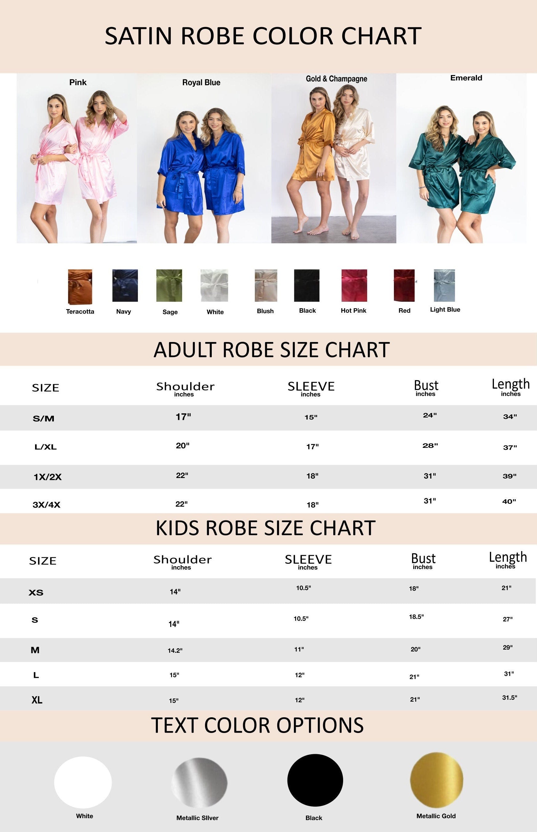 Personalized Bridesmaid Robes Emerald