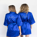 Personalized Satin Bridesmaid Robes
