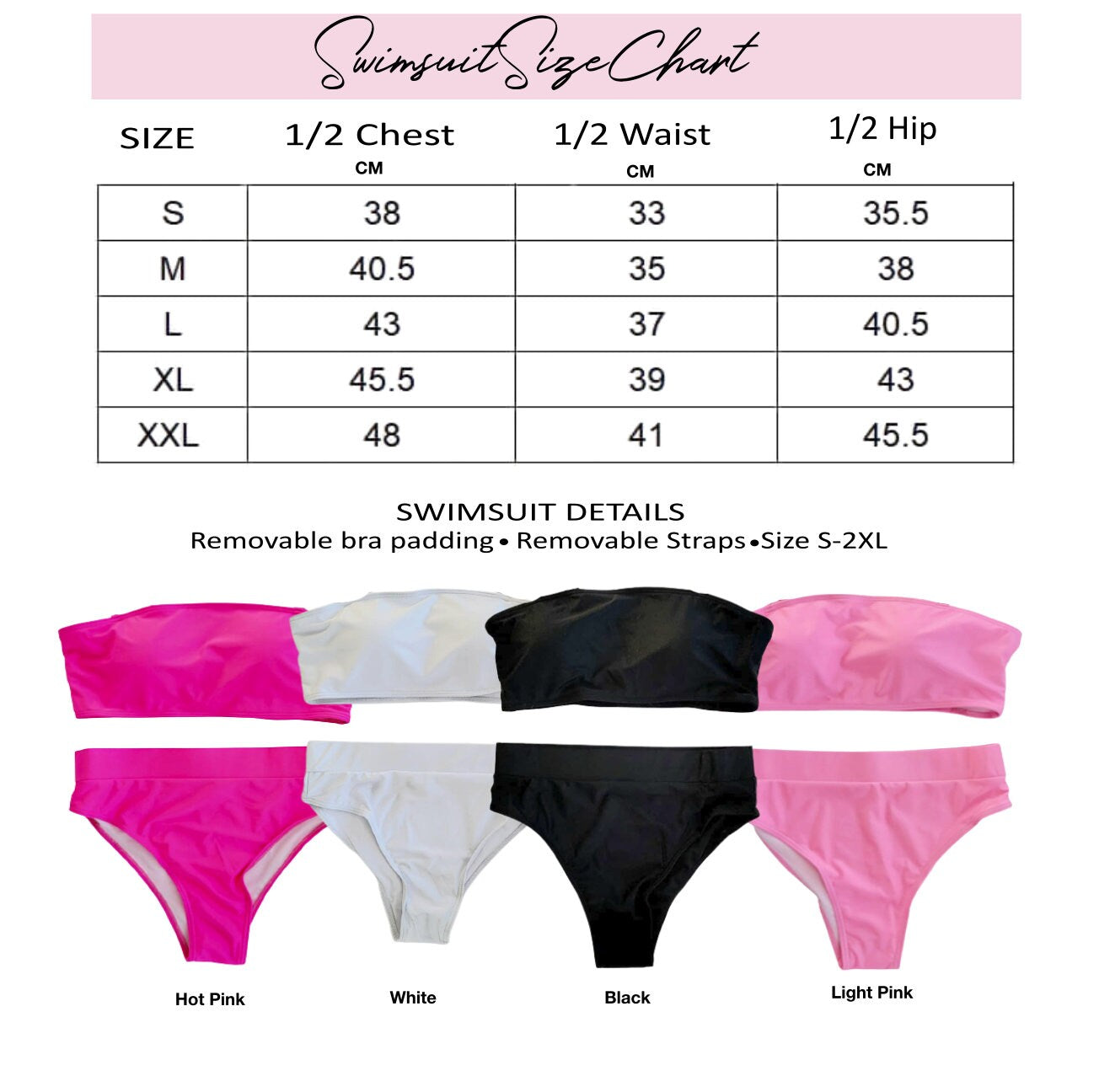 Two Piece | Bride And Bridesmaid Bachelorette Swimsuits
