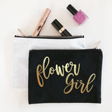 Maid of honor makeup bag - makeup bag