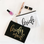 Maid of honor makeup bag - makeup bag