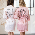 Bridal Party Lace Robes personalized - robe Buy Personalized