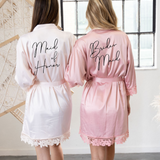 Bridal Party Lace Robes personalized - robe Buy Personalized