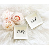 Mr. & Mrs. Heart Ring Dish - ring dish