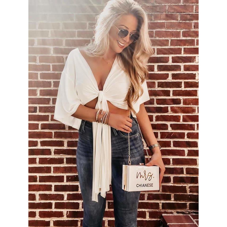 Mrs. Acrylic Purse - purse