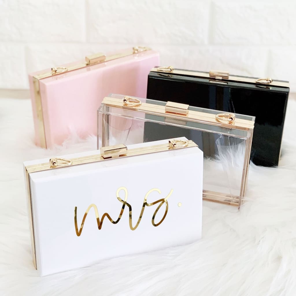 Mrs. Acrylic Purse - purse