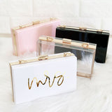 Mrs. Acrylic Purse - purse