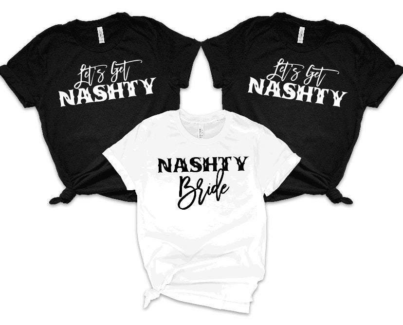 Nashville Bachelorette Shirts Nashty bride Country 