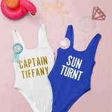 Nautical Bachelorette Party Swimsuit Bride to be Swimsuit 