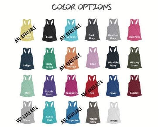 Nautical bachelorette party tanks