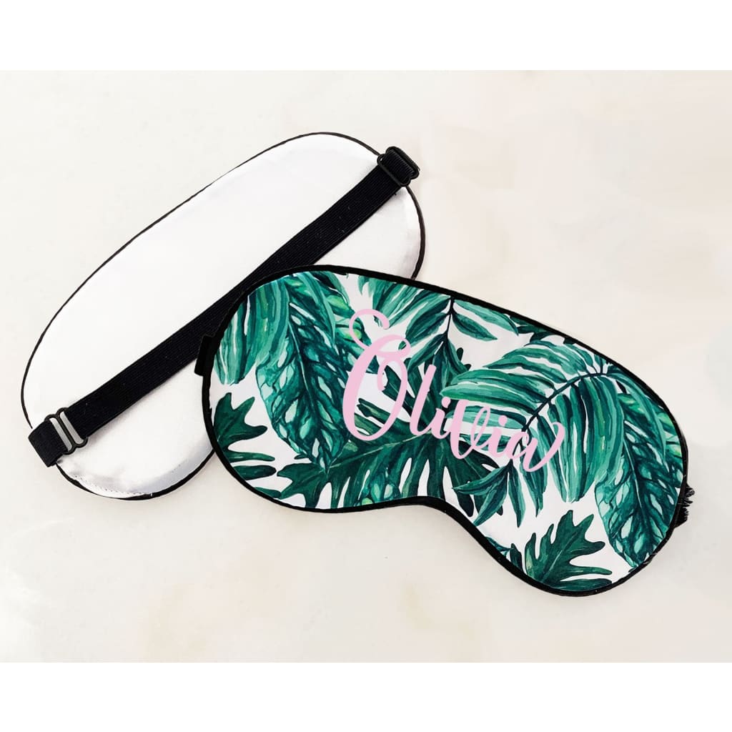 Palm Leaf Sleep Mask - sleep mask