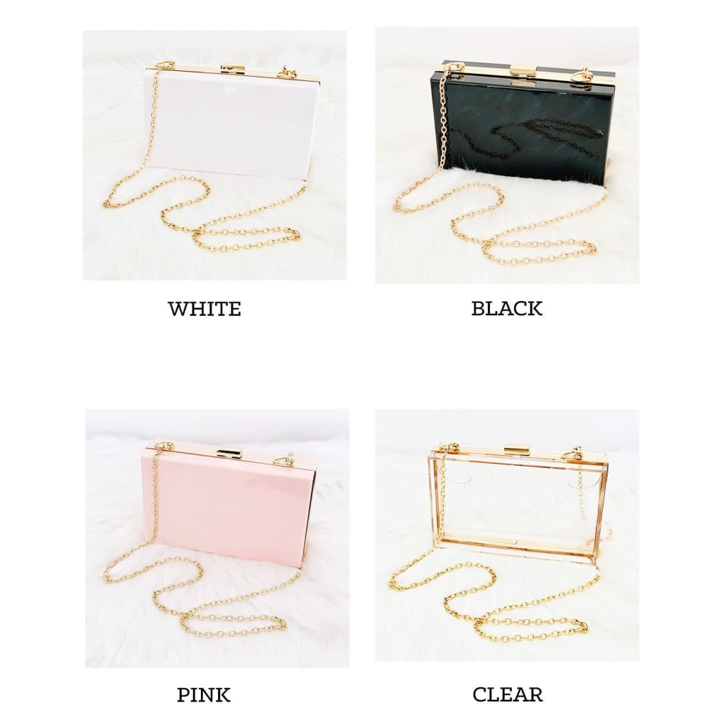OE: Clear Crossbody Clutch Bag – shoptheexchange