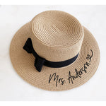 Personalized boater hat - hats
