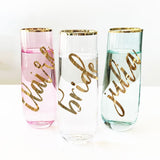 Personalized Champagne Flutes - Cups & Tumblers