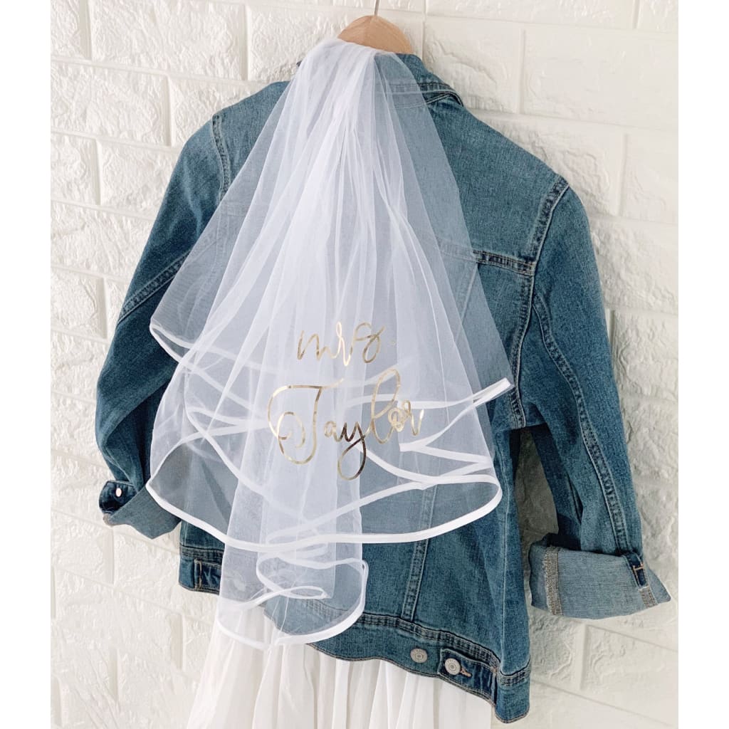 Personalized Mrs. Veil - veil