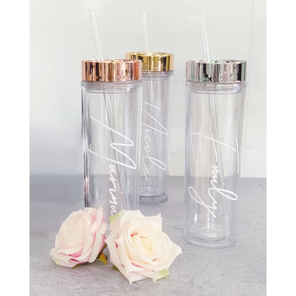 Tropical Beach Tall Tumbler-Bach Bride