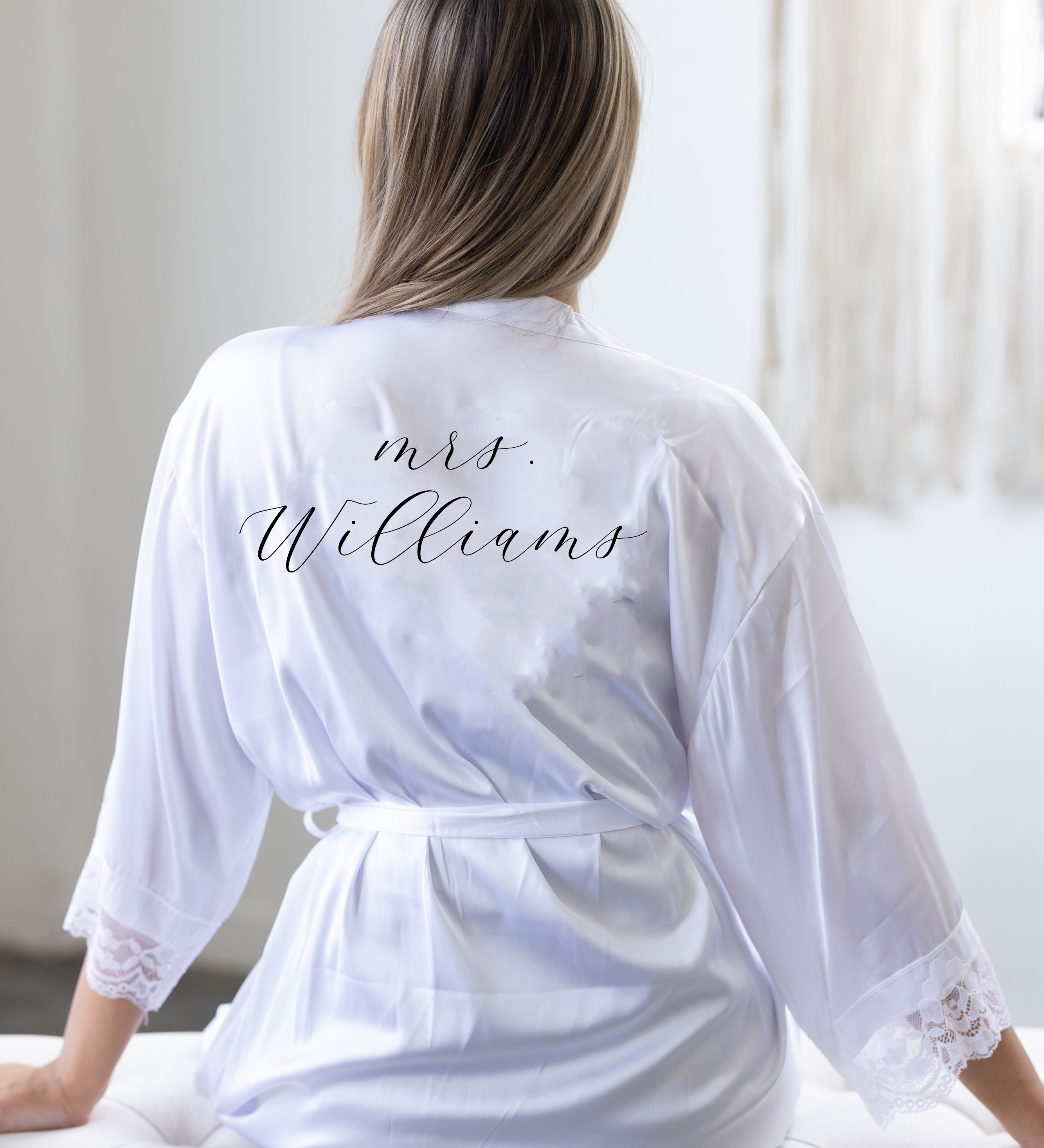Personalized Mrs robe - robe Best Bridal Robes |