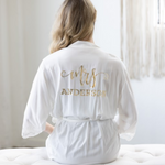 Mrs Personalized robe - robe Mrs Personalized cotton