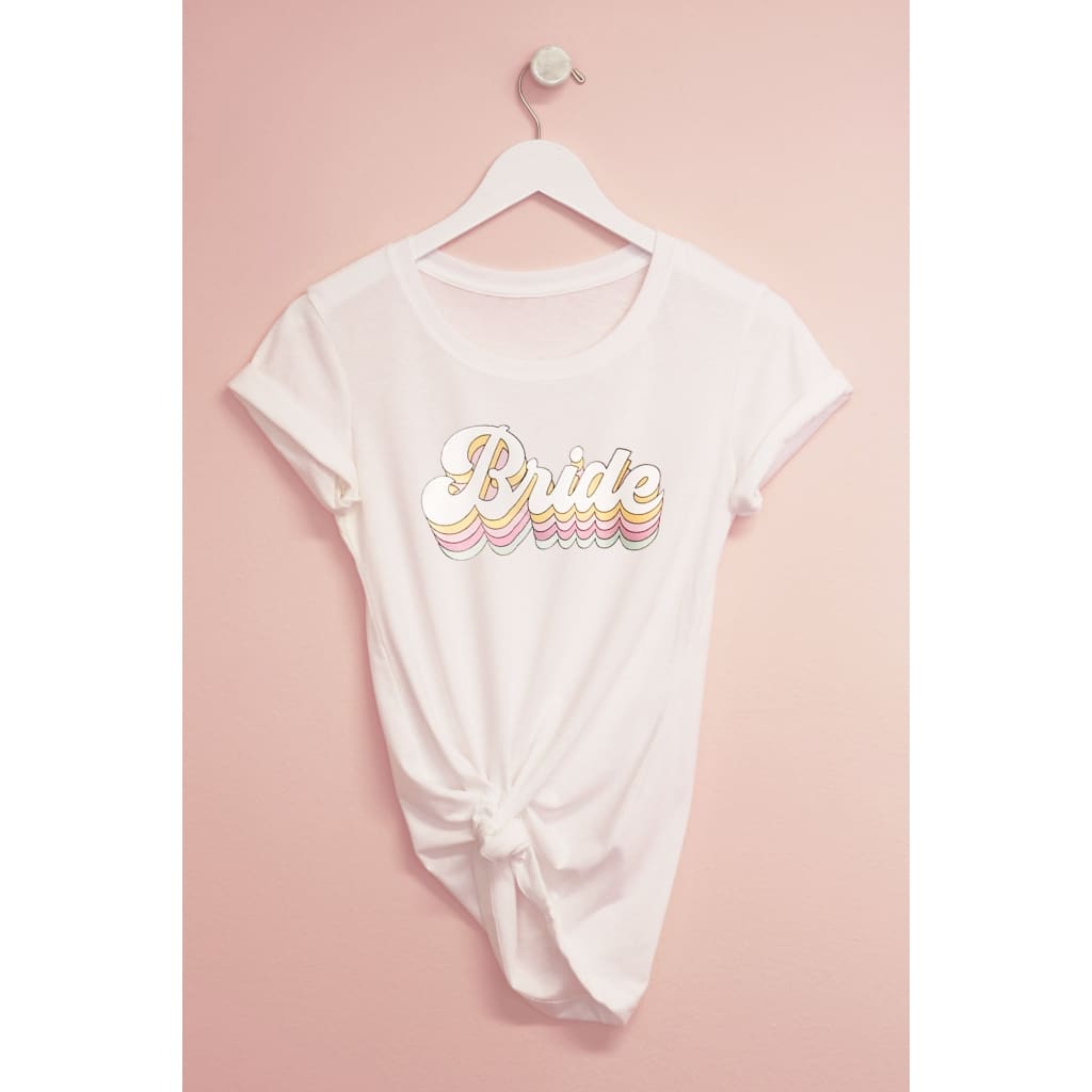 Retro style bridal party shirts - shirts