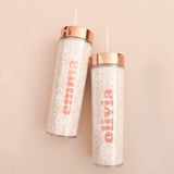 Flower Tall Tumbler | Personalized