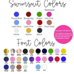 Rose Gold-Bachelorette Swimsuits Bride Squad Bachelorette 