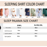 Satin Bridesmaid Sleep Shirt Maple