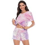 Tie Dye Pajamas  (Short Sleeve)