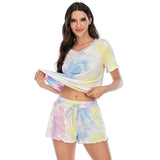 Tie Dye Pajamas Yellow