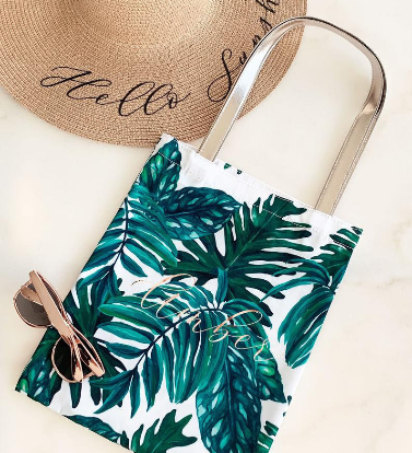 Tropical Beach Tote Bag - bag
