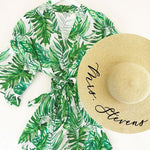 Tropical bridesmaid robe - robe Tropical bridesmaid
