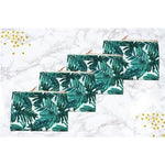 Tropical Palm Leaf Makeup Bag - makeup bag