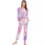 Purple Tie Dye Bachelorette Party Pajamas